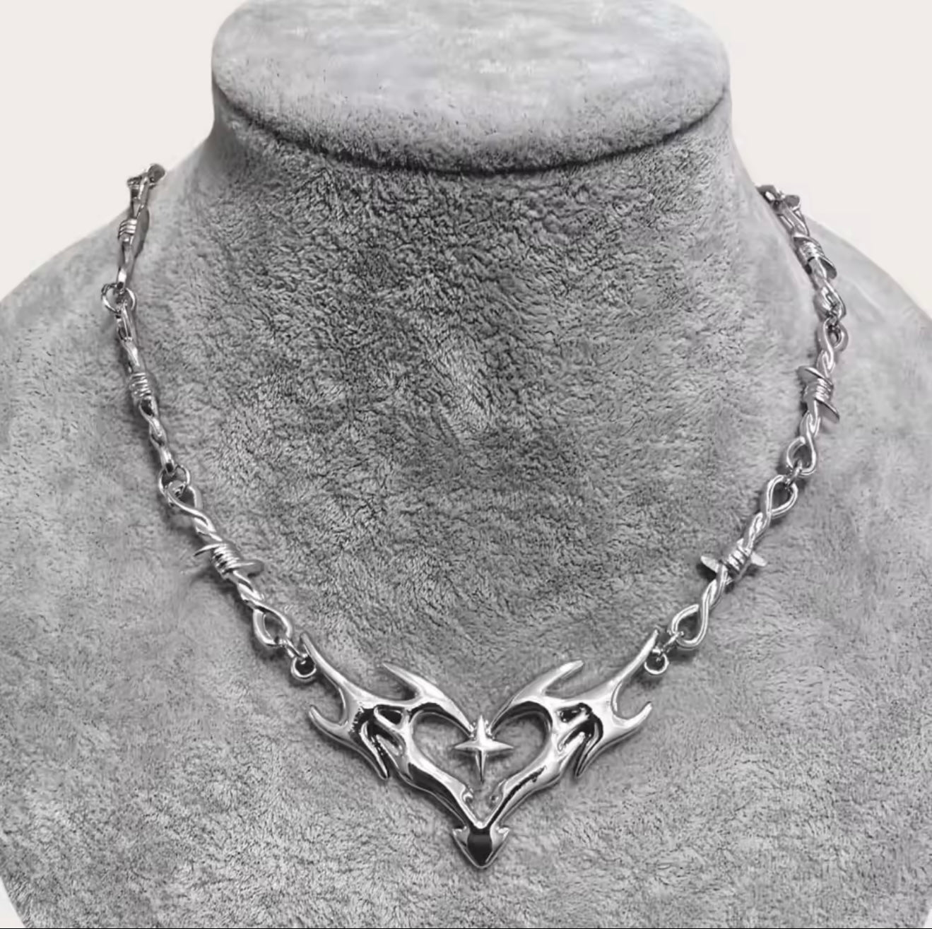 Barbed Heart Necklace